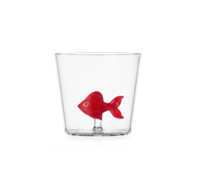Bicchiere Ichendorf Milano in Vetro T-PESCE ROSSO - T-PESCE ROSSO